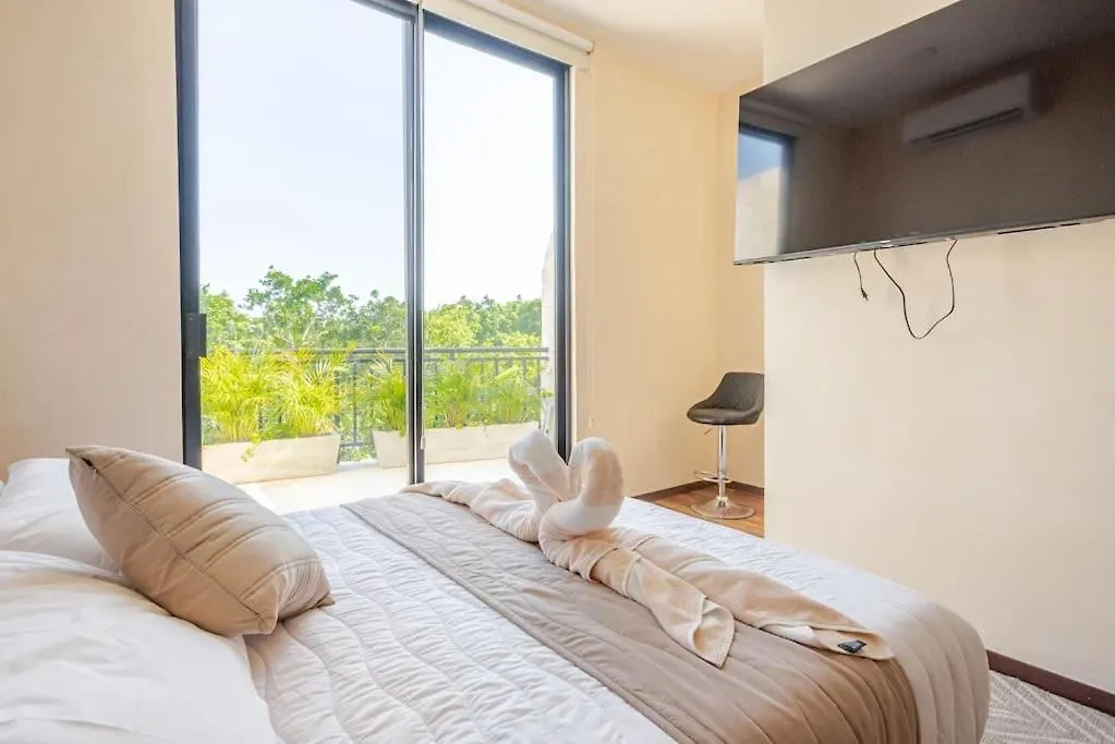 2 Recamaras A 6 Minutos De La Playa Tulum Apartment